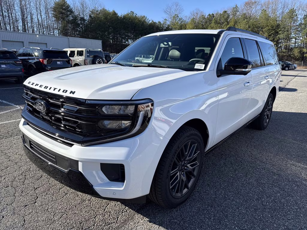 2025 Oxford White Ford Expedition Max Platinum 4X4 SUV