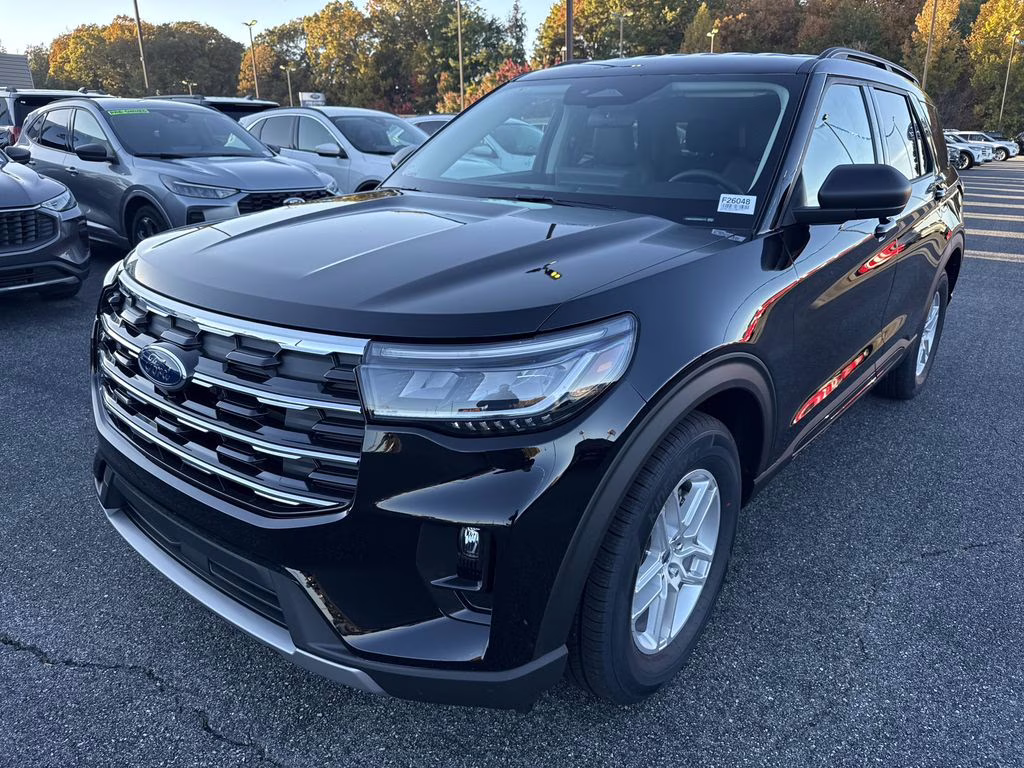 2026 Agate Black Metallic Ford Explorer Active RWD SUV