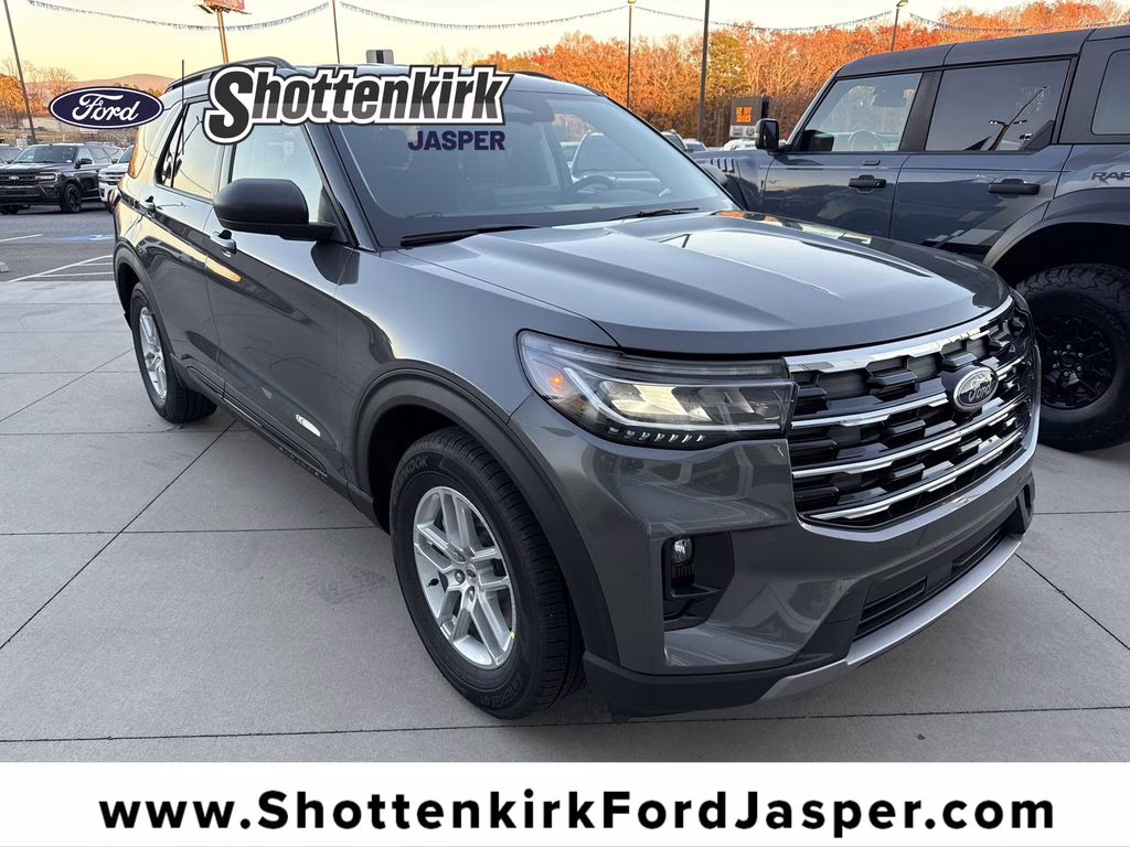 2026 Carbonized Gray Metallic Ford Explorer Active RWD SUV