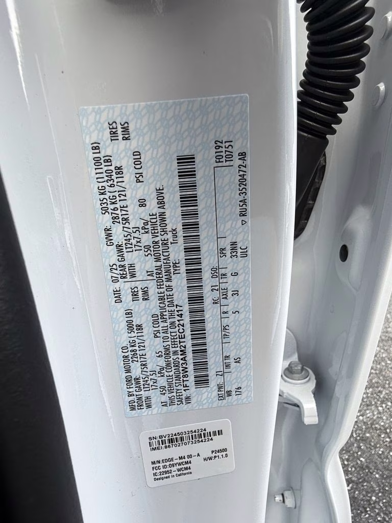 2026 Oxford White Ford Super Duty F-350 SRW XL RWD Truck