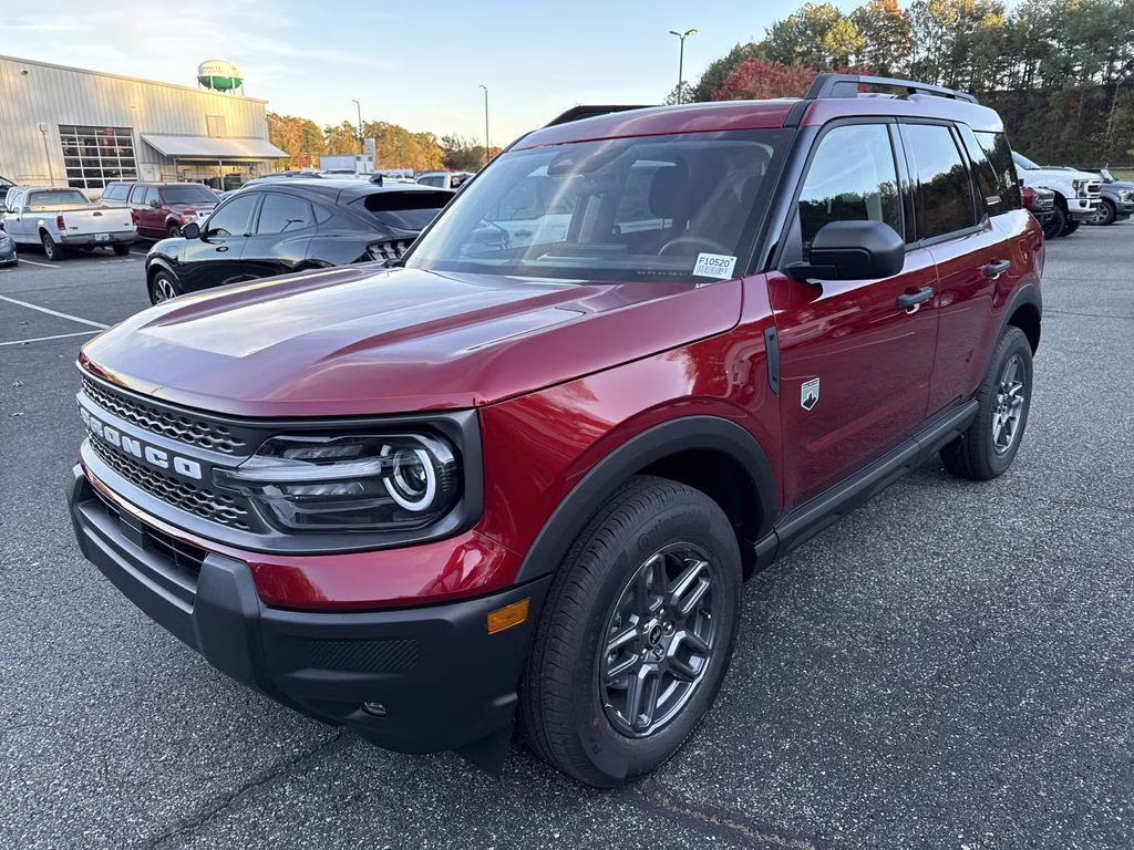 2025 Ruby Red Metallic Tinted Clearcoat Ford Bronco Sport Big Bend 4X4 SUV
