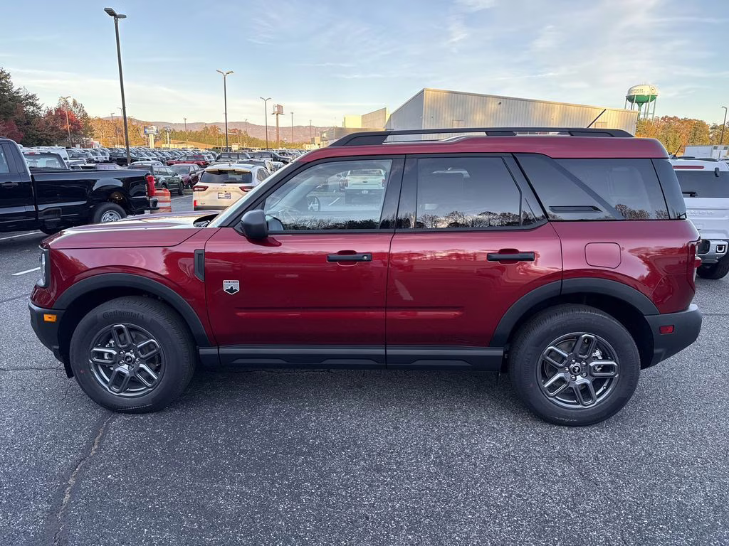 2025 Ruby Red Metallic Tinted Clearcoat Ford Bronco Sport Big Bend 4X4 SUV
