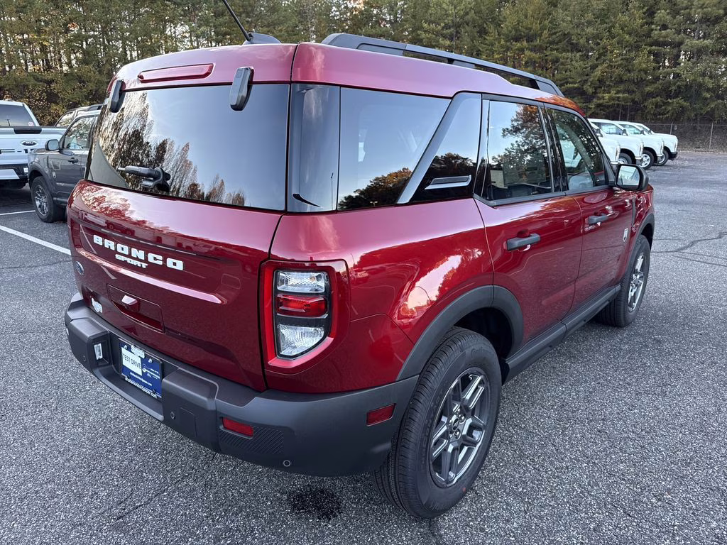 2025 Ruby Red Metallic Tinted Clearcoat Ford Bronco Sport Big Bend 4X4 SUV