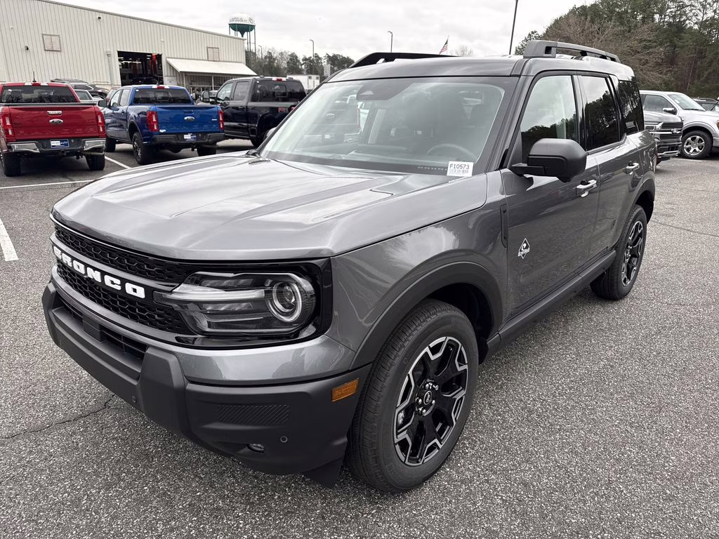 2025 Carbonized Gray Metallic Ford Bronco Sport Outer Banks 4X4 SUV
