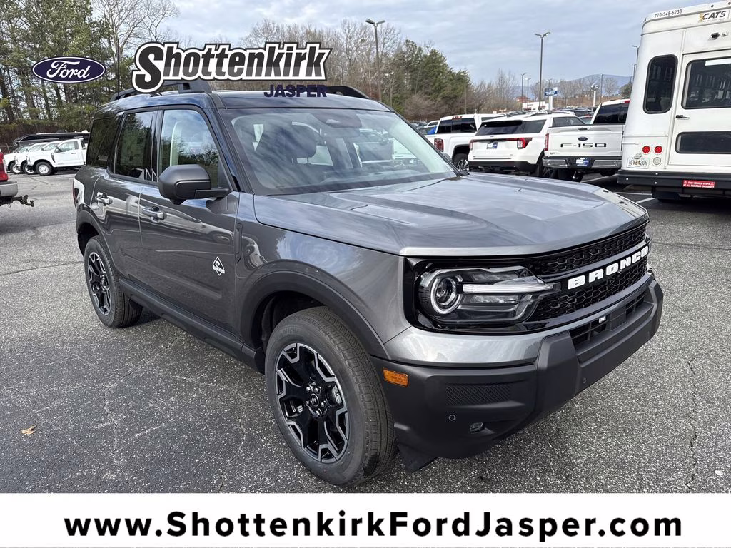 2025 Carbonized Gray Metallic Ford Bronco Sport Outer Banks 4X4 SUV