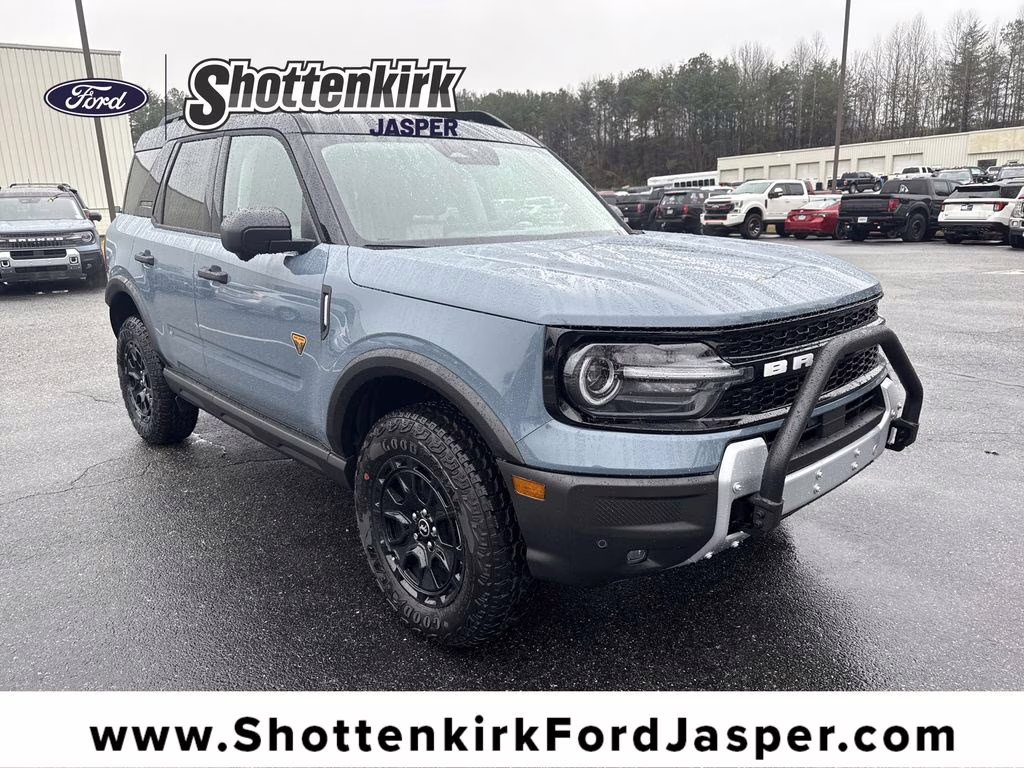 2025 Azure Gray Metallic Tri-Coat Ford Bronco Sport Badlands 4X4 SUV