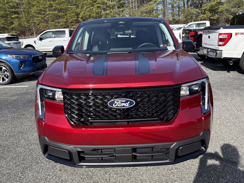2026 Ruby Red Metallic Tinted Clearcoat Ford Maverick Lariat AWD Truck