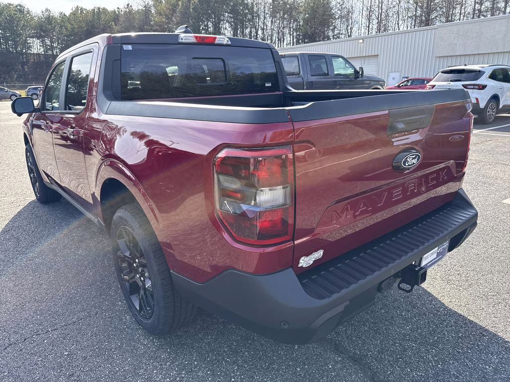 2026 Ruby Red Metallic Tinted Clearcoat Ford Maverick Lariat AWD Truck