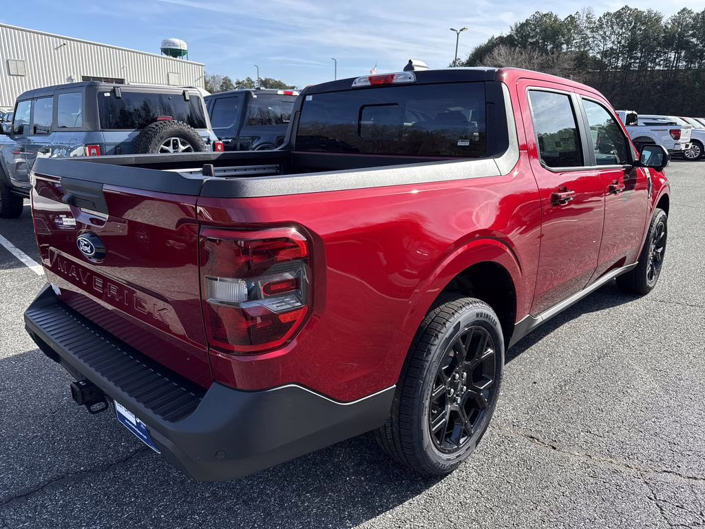 2026 Ruby Red Metallic Tinted Clearcoat Ford Maverick Lariat AWD Truck