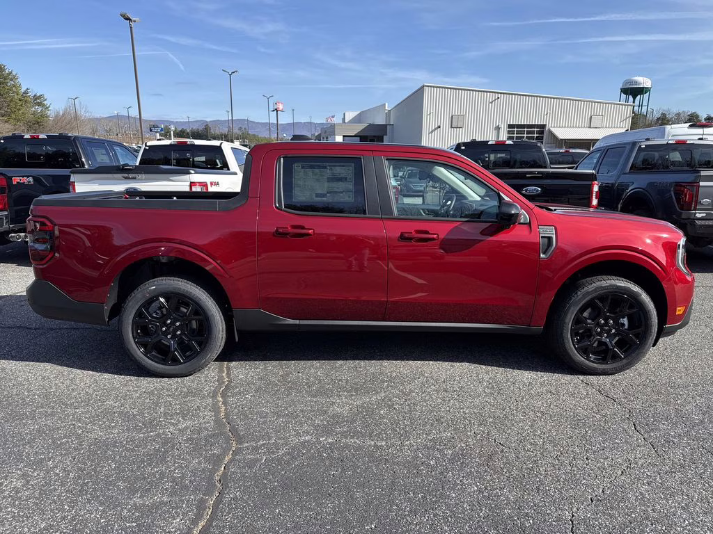2026 Ruby Red Metallic Tinted Clearcoat Ford Maverick Lariat AWD Truck