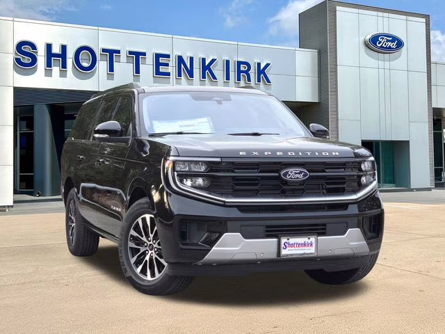 2025 Black Metallic Ford Expedition Max Platinum 4X4 SUV