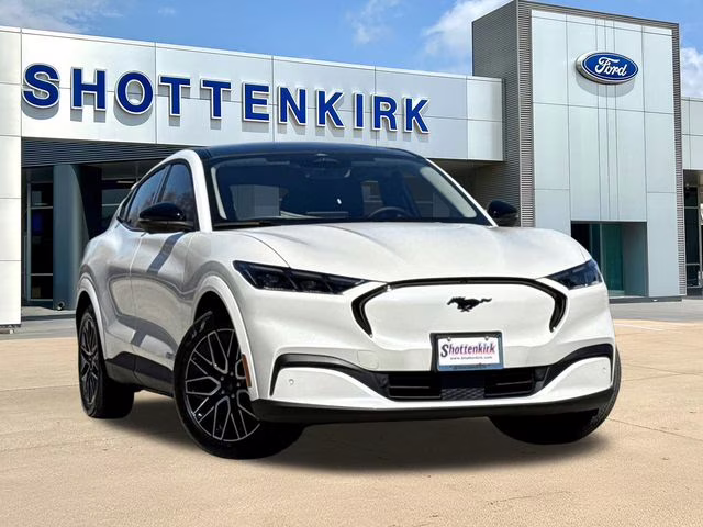 2026 White Metallic Ford Mustang Mach-E Premium RWD SUV