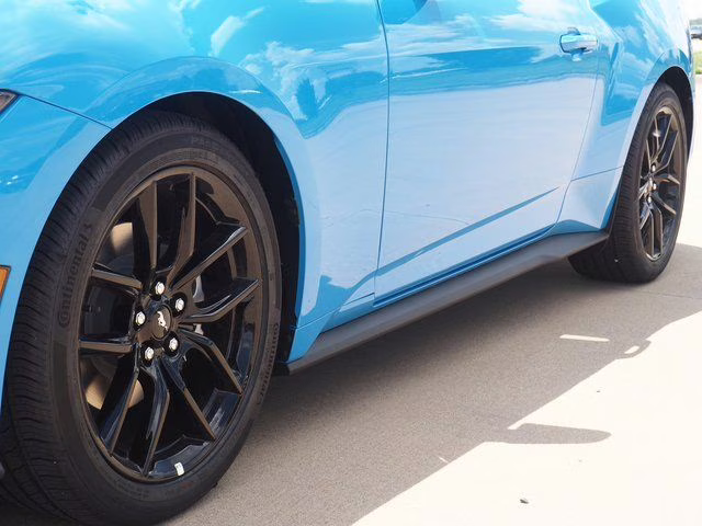 2025 Grabber Blue Metallic Ford Mustang EcoBoost Premium RWD Convertible