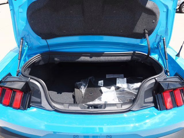 2025 Grabber Blue Metallic Ford Mustang EcoBoost Premium RWD Convertible