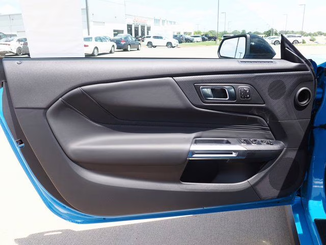 2025 Grabber Blue Metallic Ford Mustang EcoBoost Premium RWD Convertible