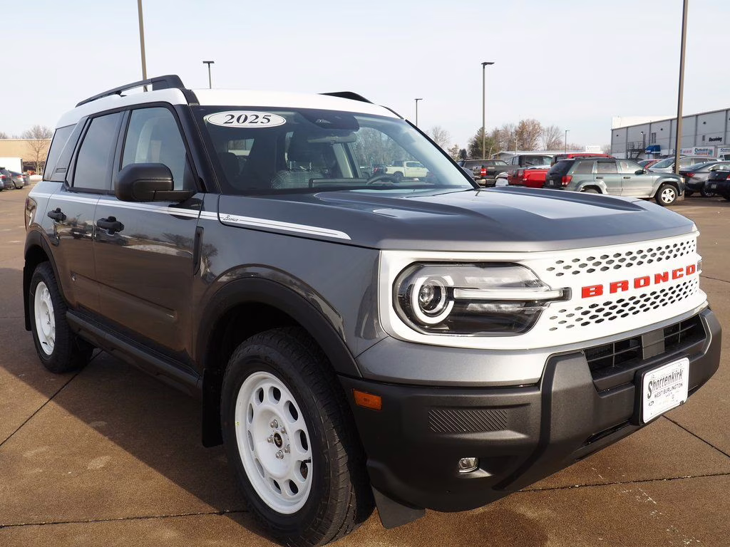 2025 Gray Metallic Ford Bronco Sport Heritage 4X4 SUV