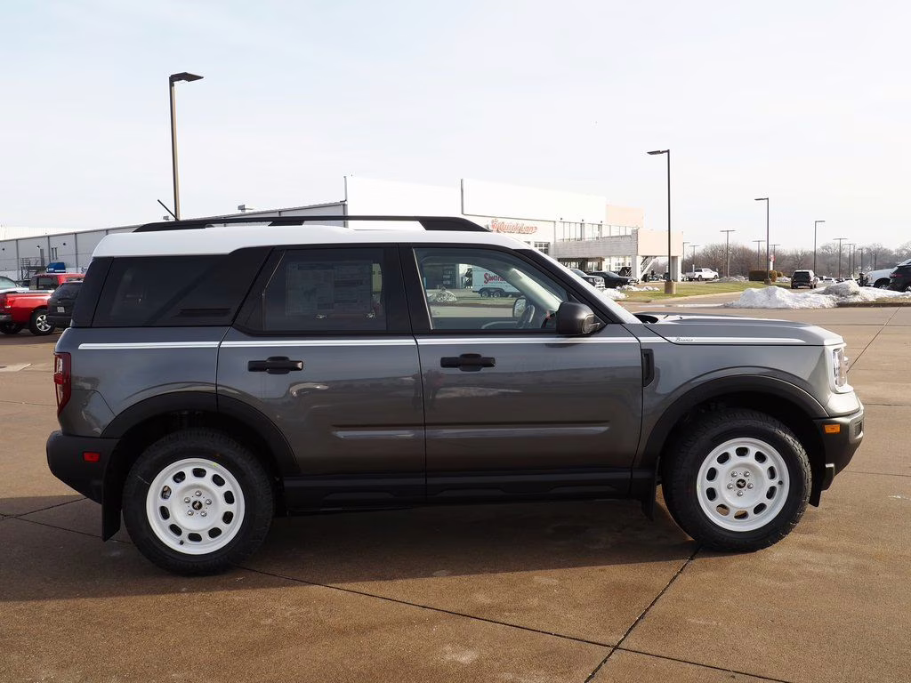 2025 Gray Metallic Ford Bronco Sport Heritage 4X4 SUV