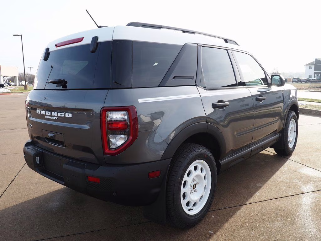 2025 Gray Metallic Ford Bronco Sport Heritage 4X4 SUV