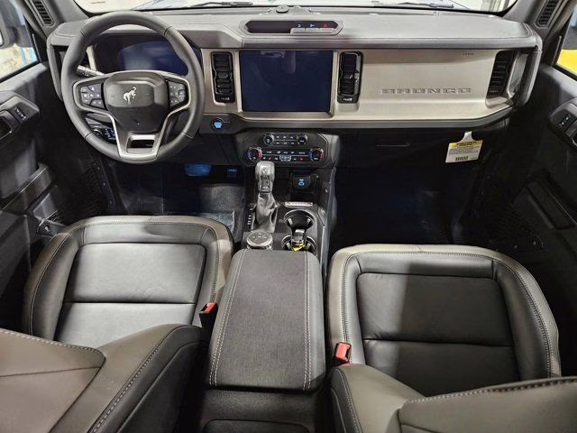 2025 Azure Gray Metallic Tri-Coat Ford Bronco Outer Banks 4X4 SUV