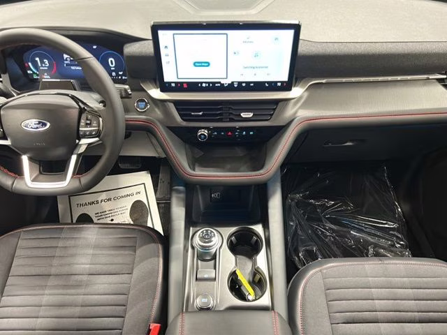 2026 Star White Metallic Tri-Coat Ford Explorer ST-Line 4X4 SUV