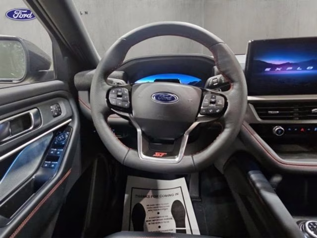 2026 Star White Metallic Tri-Coat Ford Explorer ST 4X4 SUV