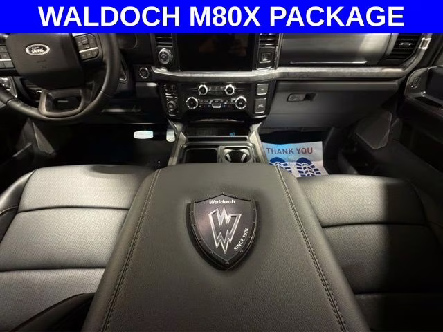 2026 Agate Black Metallic Ford Super Duty F-250 SRW Lariat Waldoch M80X 4X4 Truck