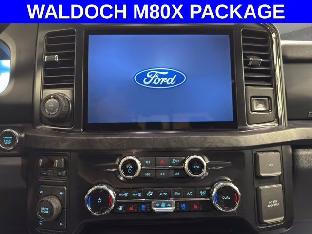 2026 Agate Black Metallic Ford Super Duty F-250 SRW Lariat Waldoch M80X 4X4 Truck