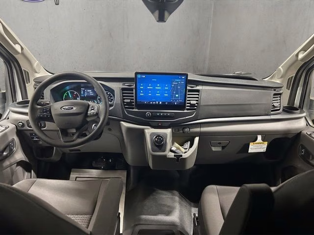 2025 Oxford White Ford E-Transit-350 Base RWD Van