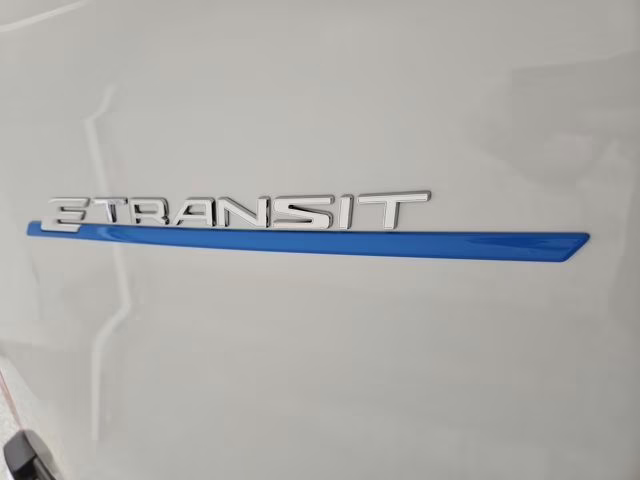 2025 Oxford White Ford E-Transit-350 Base RWD Van