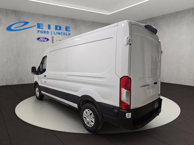 2025 Oxford White Ford E-Transit-350 Base RWD Van