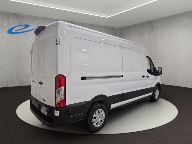 2025 Oxford White Ford E-Transit-350 Base RWD Van