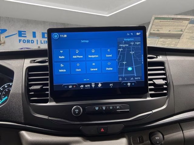 2025 Oxford White Ford E-Transit-350 Base RWD Van