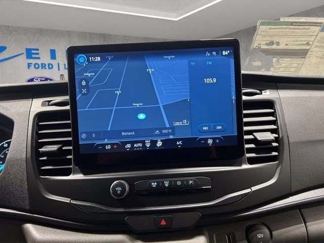 2025 Oxford White Ford E-Transit-350 Base RWD Van