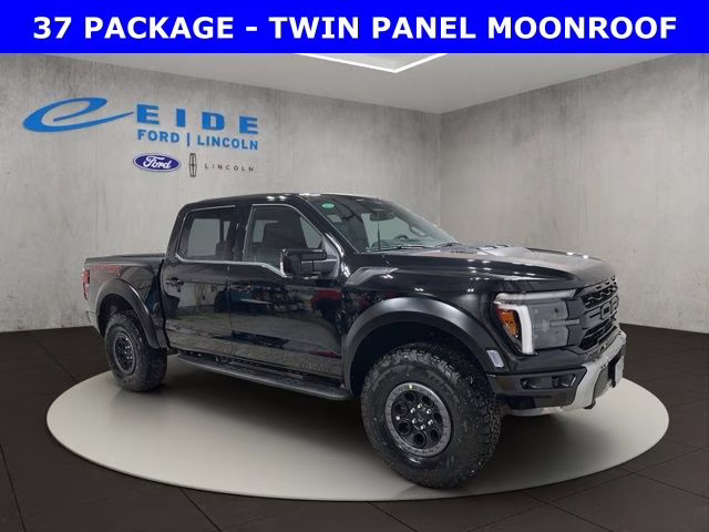 2025 Agate Black Metallic Ford F-150 Raptor 37 Package 4X4 Truck