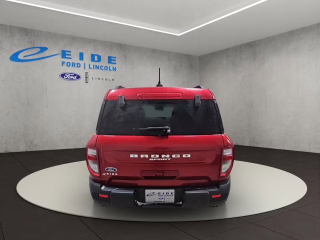 2025 Ruby Red Metallic Tinted Clearcoat Ford Bronco Sport Big Bend 4X4 SUV