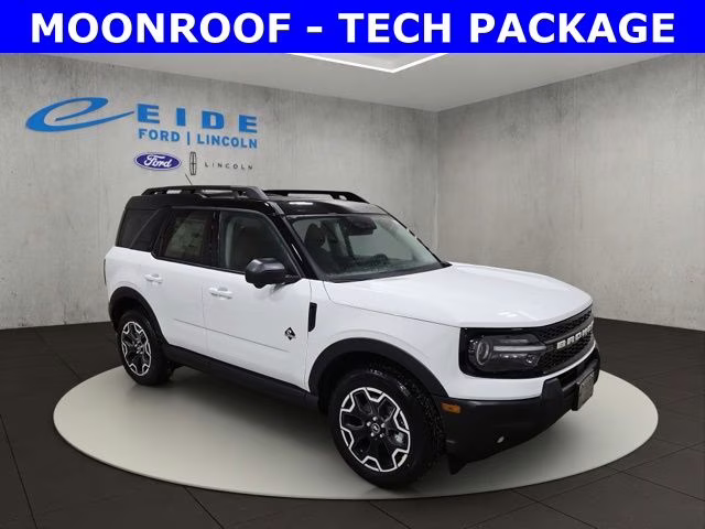 2025 Oxford White Ford Bronco Sport Outer Banks 4X4 SUV