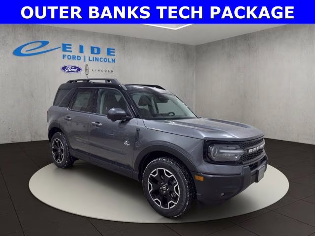 2025 Carbonized Gray Metallic Ford Bronco Sport Outer Banks 4X4 SUV