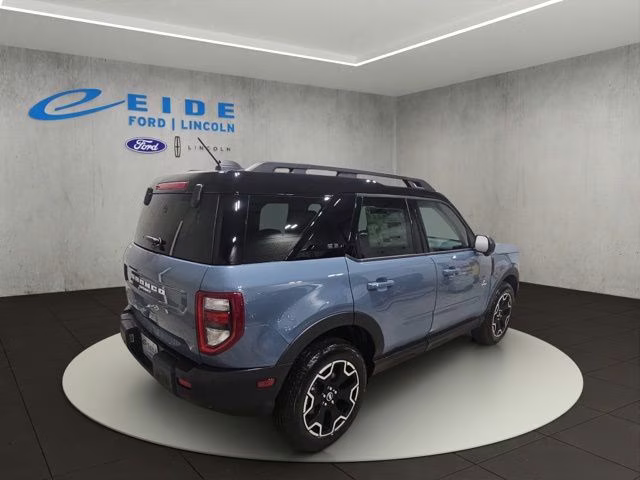 2025 Azure Gray Metallic Tri-Coat Ford Bronco Sport Outer Banks 4X4 SUV
