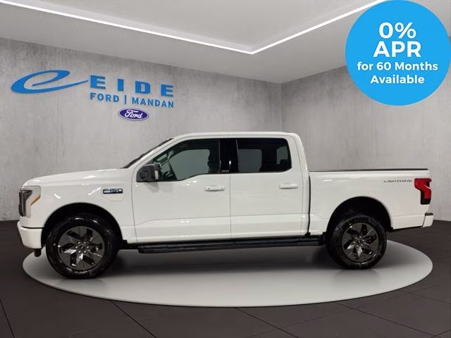 2025 Oxford White Ford F-150 Lightning Flash AWD Truck