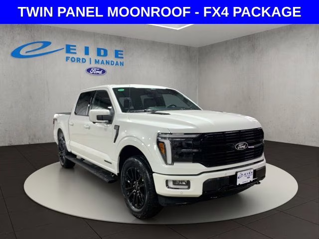 2025 Star White Metallic Tri-Coat Ford F-150 Platinum 4X4 Truck