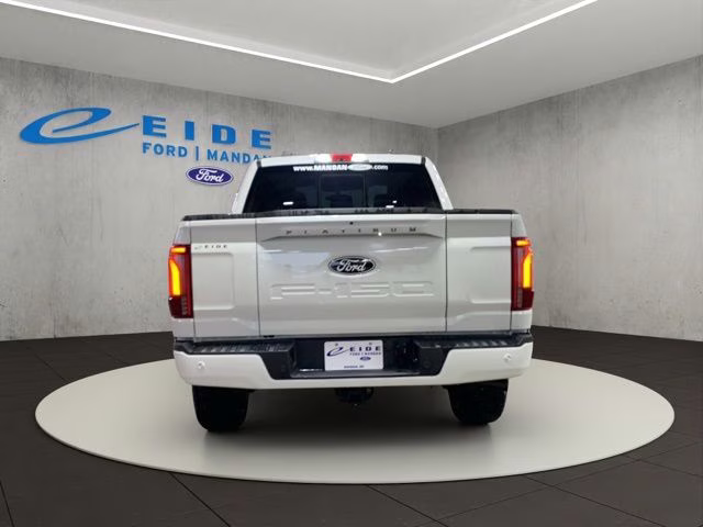 2025 Star White Metallic Tri-Coat Ford F-150 Platinum 4X4 Truck