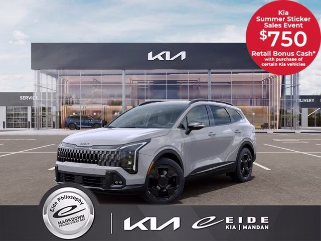 2026 Wolf Gray Kia Sportage X-Line AWD SUV