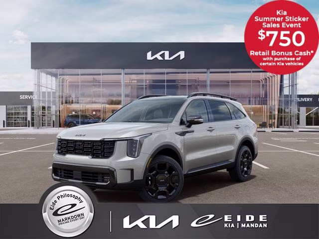 2026 Ivory Silver Kia Sorento X-Line EX AWD SUV