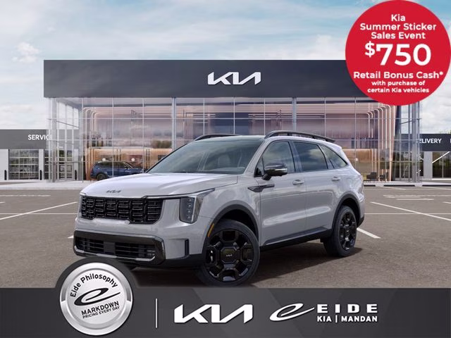 2026 Wolf Gray Kia Sorento X-Line SX-Prestige AWD SUV