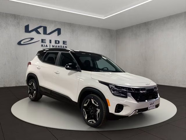 2026 Clear White/Black Roof Kia Seltos SX AWD SUV