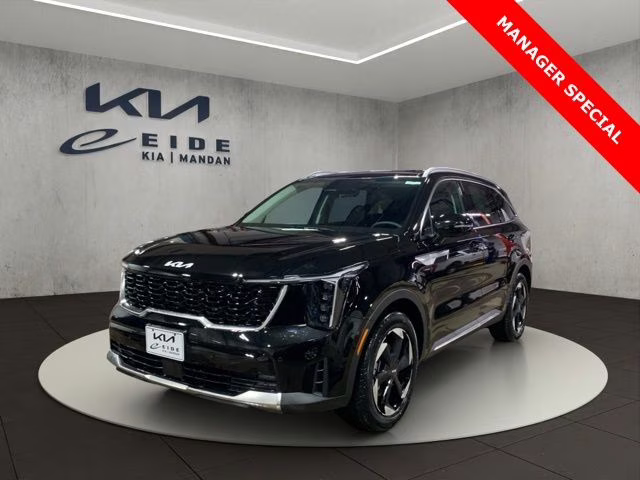 2026 Aurora Black Pearl Kia Sorento Hybrid EX AWD SUV