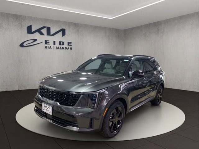 2026 Interstellar Gray Kia Sorento Hybrid X-Line SX Prestige AWD SUV