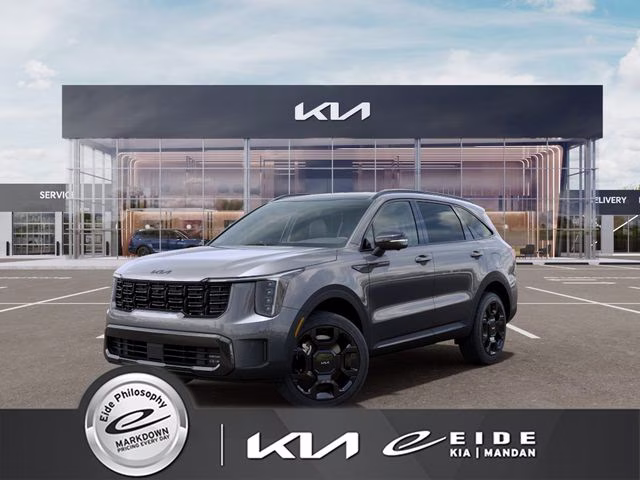 2026 Steel Gray Kia Sorento Hybrid X-Line SX Prestige AWD SUV