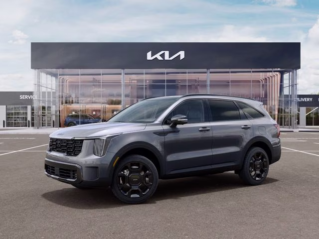 2026 Steel Gray Kia Sorento Hybrid X-Line SX Prestige AWD SUV
