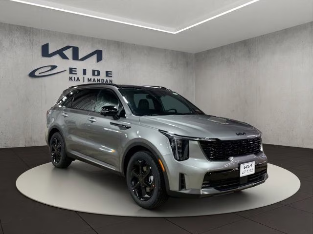 2026 Steel Gray Kia Sorento Hybrid X-Line SX Prestige AWD SUV